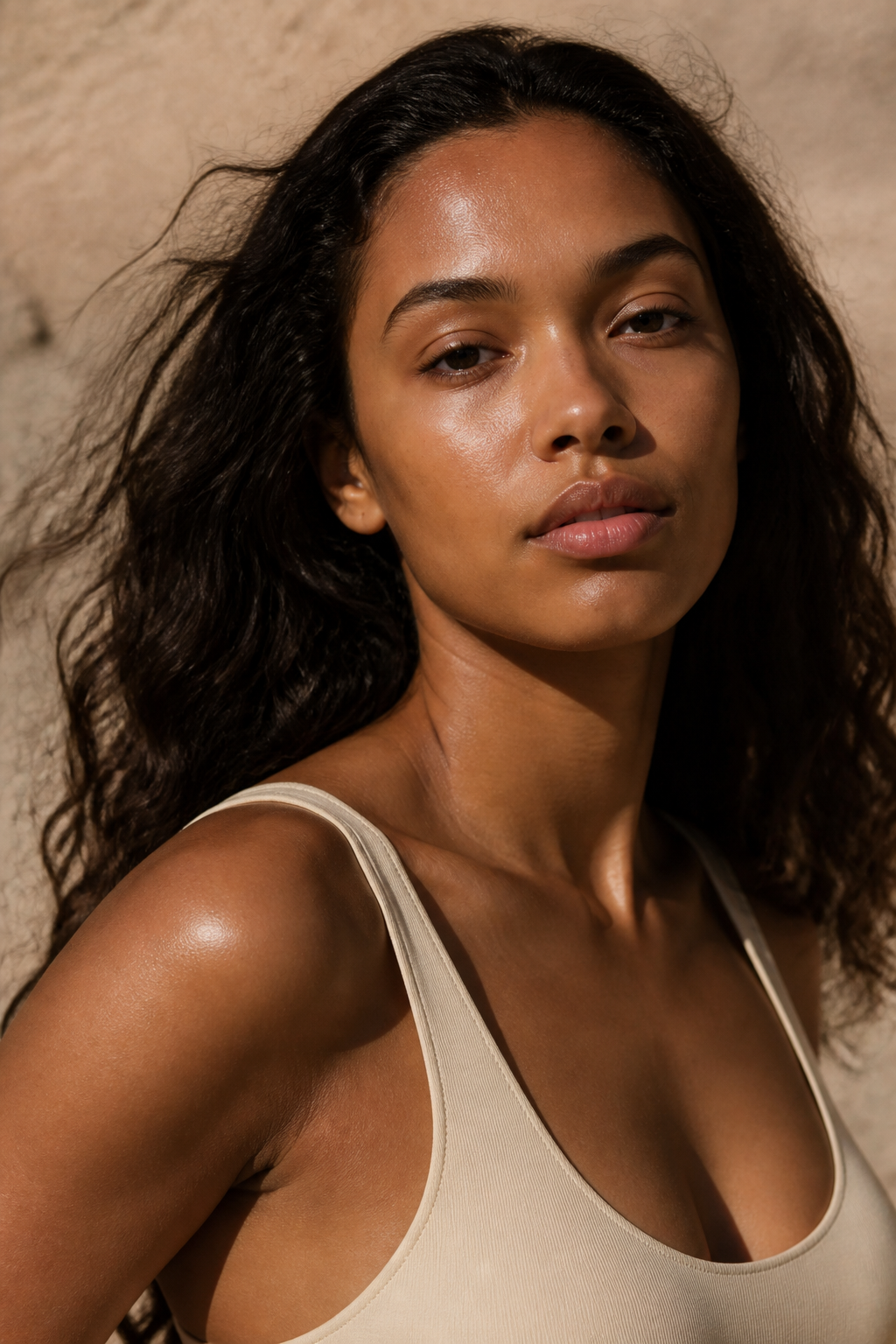 Study portrait for skin expert voice